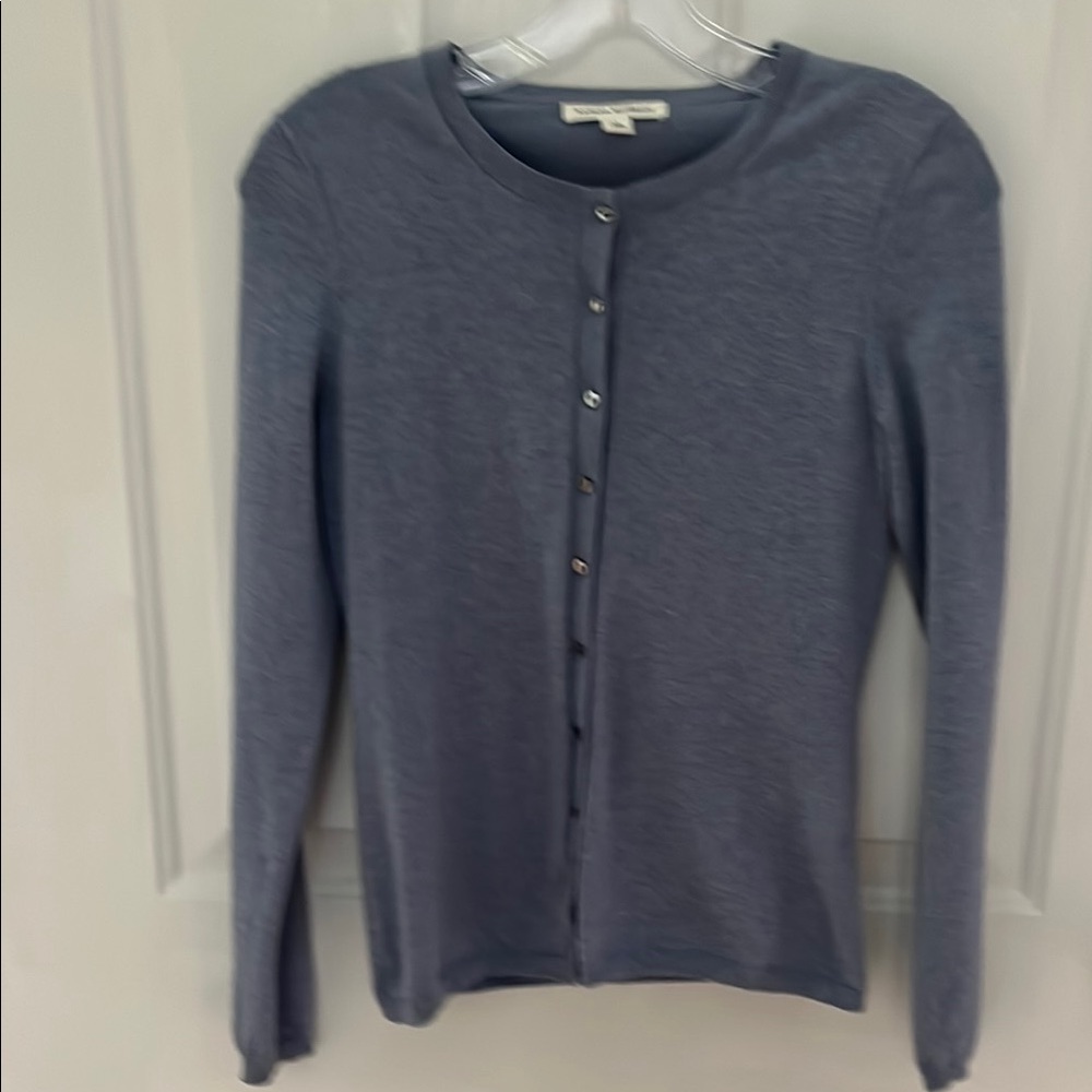 Banana Republic Women's Blue-Gray Cardigan
